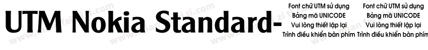 UTM Nokia Standard字体转换